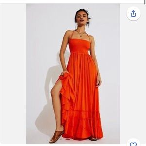 Free People “extratropical maxi dress” size small